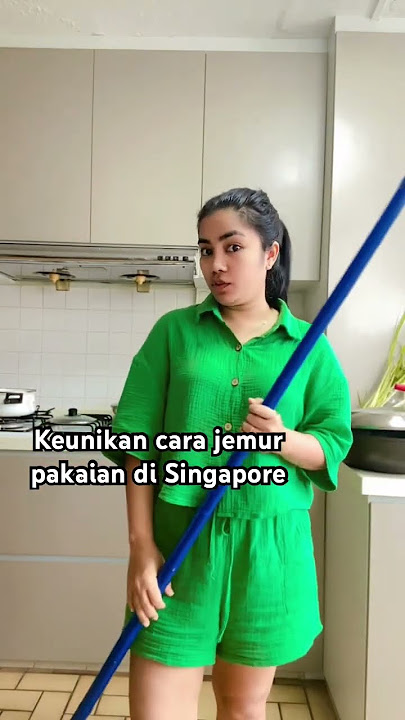 Ternyata ada metode khusus untuk jemur pakaian #singapore #singaporelife #singaporevlog