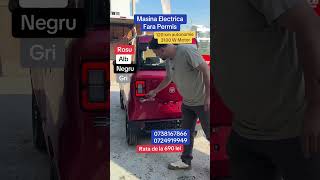 Super Masina Electrica care se conduce Fara Permis are autonomie de 120 de km si motor de 3100W