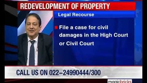What legal recourse be taken for stalled redevelopment projects? – Property Hotline