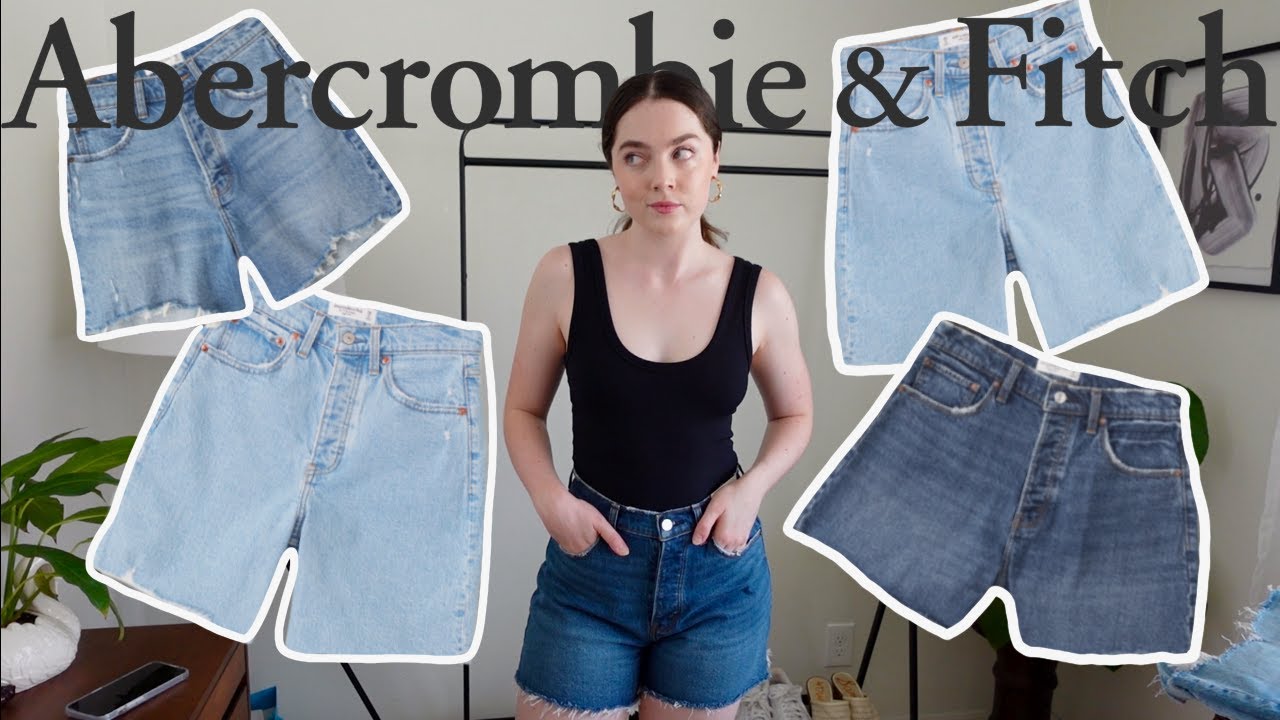 Who makes the best curvy shorts??✨testing Abercrombie Curve Love 