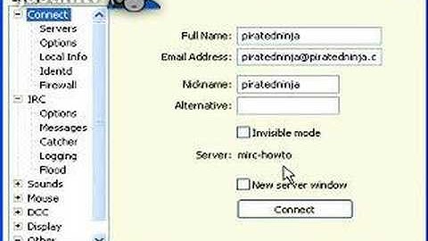 How to set up mIRC to work with justin.tv