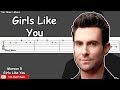 Maroon 5 - Girls Like You Guitar Tutorial