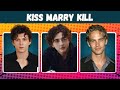 Kiss 💋 Marry 💍 Kill 🗡️ Attractive Actors Edition