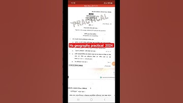 class 12 geography practical question paper 2024 #youtubeshorts #viral #geography #hs2024 #video