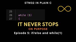 Why This Loop Never Ends (On Purpose) | STM32 in Plain C