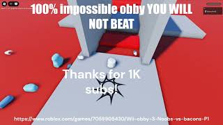 Roblox obby ad (1K sub special!)