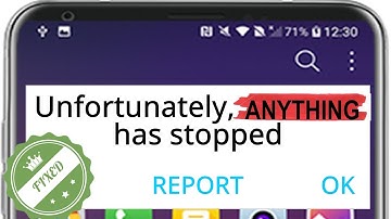 Unfortunately APP has stopped - Android Fix