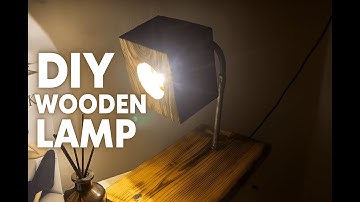 DIY Wooden Table Lamp | Made from Recycled Wood Waste