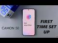 First Time Set Up of Tecno Camon 50 / 50 Pro