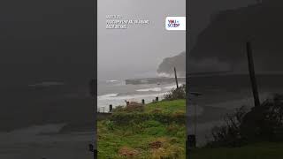 Basco, Batanes, binayo ng malakas na hangin at ulan dahil sa Bagyong Gorio | YouScoop 