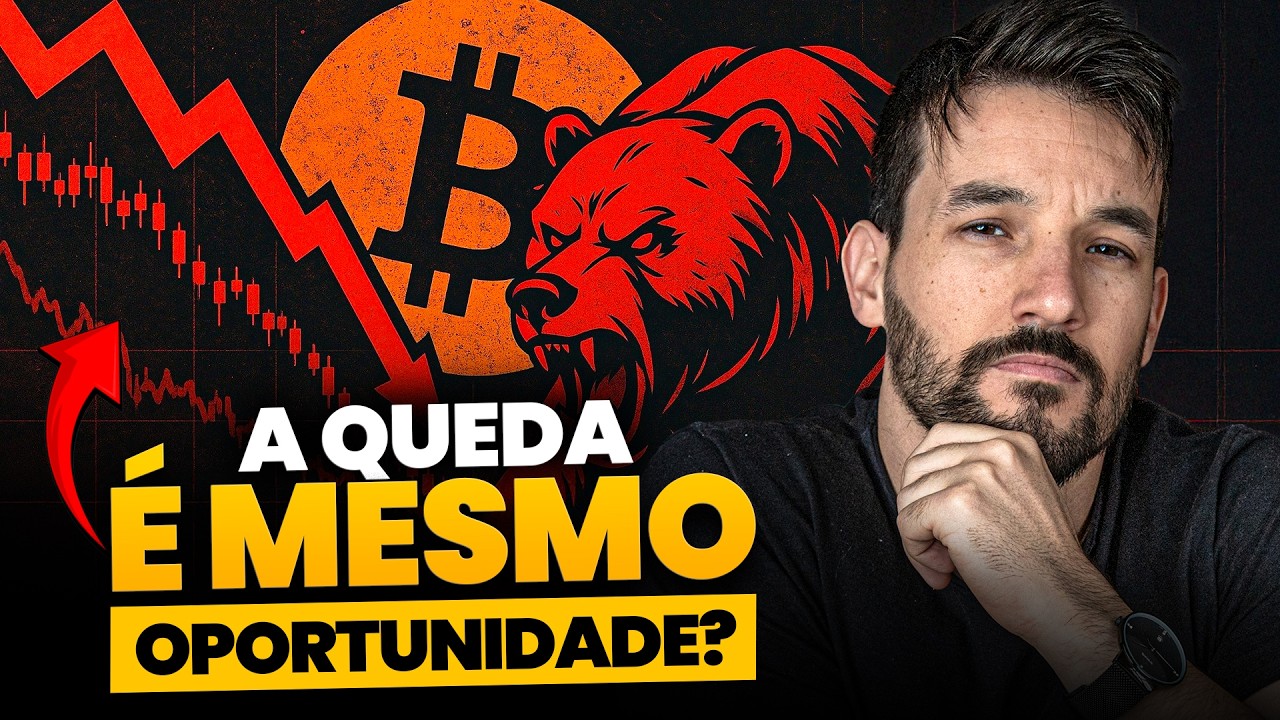 BEAR MARKET? ATÉ ONDE VAI A QUEDA DO BITCOIN? OPORTUNIDADE OU NÃO É BEM  ASSIM?