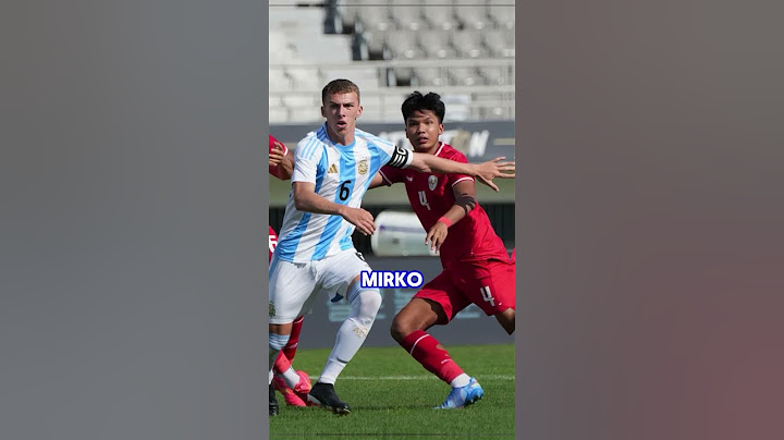 INDONESIA U-20 VS ARGENTINA: GARUDA NUSANTARA SIKAT TIM TANGO 2-1