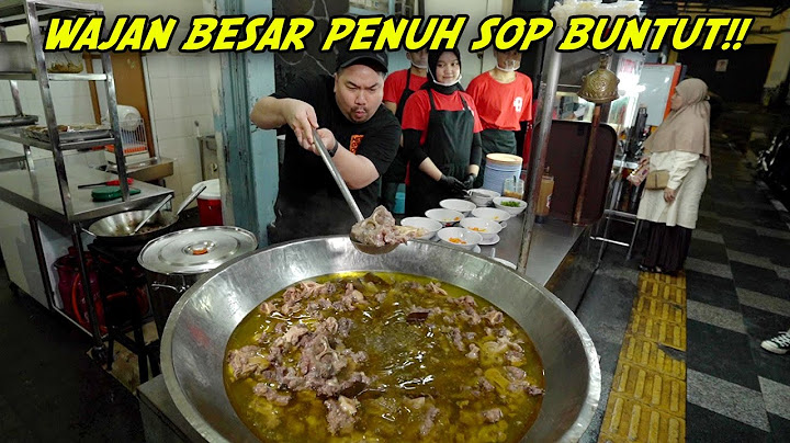 BANTAI SOP BUNTUT OSENG SUPER PEDES!!
