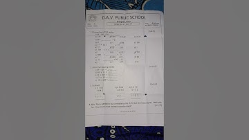 DAV class 3 Subject Maths Question paper of PT-2 2023-24 #viralshorts2023