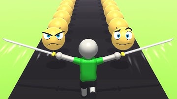 Twin Blade Slicer - Very Satisfying and Relaxing Gameplay