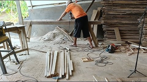 pembuatan Lis kayu #carpentery #woodworking #carpenter @barjonurfajar