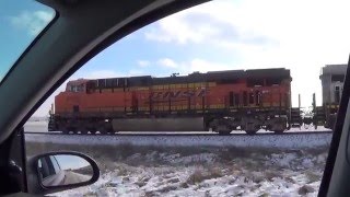 Chasing BNSF 8025 with K5HLB Horn!