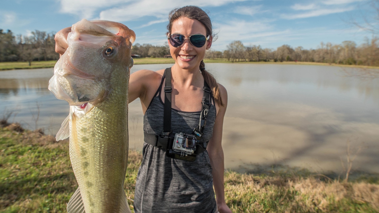 Pond Fishing with Ocean Spoon Girl YouTube