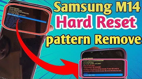 Samsung m14 hard reset // how to hard reset Samsung galaxy m14