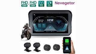 Review Autonevee Carplay Motorcycle 5 Inch WiFi Android-Auto 2024