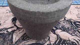 cara mudah membuat lumpang batu asli || cobek batu || easy way to make mortar - lintang katon. 