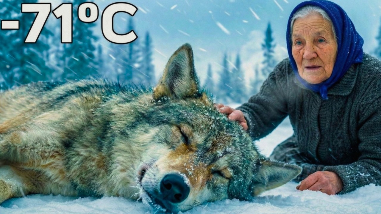 ONA JE SPASILA RANJENOG VUKA KOJEG JE ČOPOR NAPUSTIO NA -71°C U SIBIRU