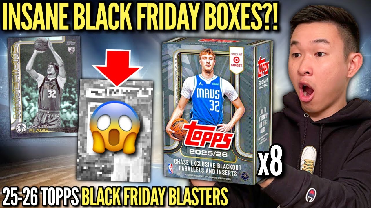 СПЕЦИАЛЬНЫЕ КОРОБКИ TOPPS К ЧЁРНОЙ ПЯТНИЦЕ — ЭТО СУМАСШЕДШЕЕ (БУУМ!)! 😱🔥 Флагманские баскетбольны...