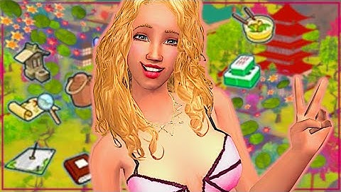 Scoring all the vacation memories in Takemizu village! // Sims 2 Bon voyage