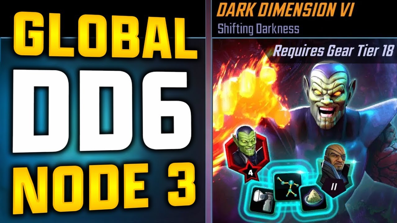 GLOBAL NODES DD6 NODE 3 MARVEL Strike Force MSF YouTube