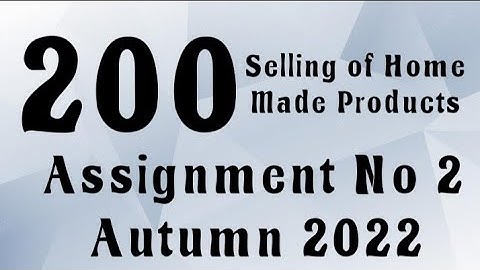 AIOU Code 200 Solved Assignment No.2 Autumn 2022 #aiou #aiousolveassignments