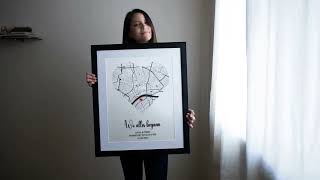 Wo Alles Begann - Personalisiertes Poster: Ein Symbol Ihrer Liebe