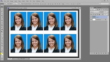 Photoshop Tutorials One click create Passport size Photo in adobe Photoshop cs6 cs5 cs4 cs3 cs2