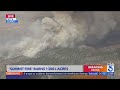 Evacuations ordered for brush fire that crossed into Angeles National Forest