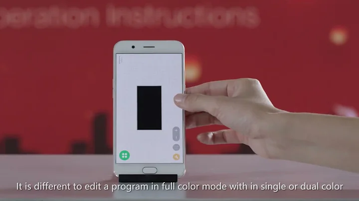 Tutorial of mobile APP LedArt Operation of Huidu WiFi Controller