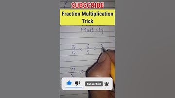 FRACTION MULTIPLY🤓FRACTION MULTIPLICATION💡#shorts🖋FRACTION TRICK😎AP Math Class