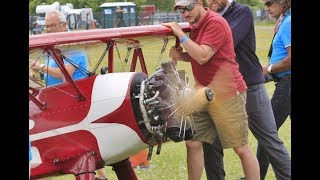 GIANT 55% SCALE RC BOEING STEARMAN - VALACH 7 CYL 800cc RADIAL - LUDO AT WINGS & WHEELS - 2017