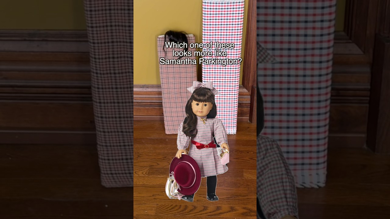 I have to turn 10 of my friends into American Girls for my bach party… Left or right!? #sewing