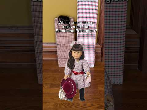 I have to turn 10 of my friends into American Girls for my bach party… Left or right!? #sewing