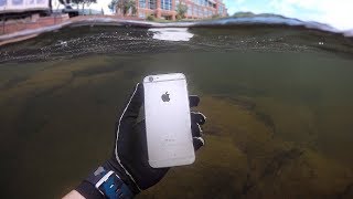 Found iPhone, Knife and Jewelry Underwater in River! (Scuba Diving) | DALLMYD