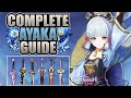 AYAKA - Complete Guide - 3★/4★/5★ Weapons, Builds, Artifacts, Mechanics & Showcase | Genshin Impact