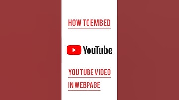Easy Way to Embed a YouTube Video on Your Website | Short Tutorial