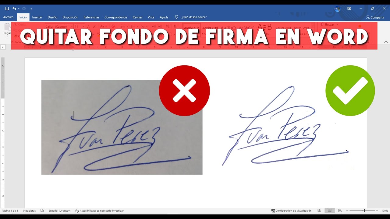 Como Quitar el Fondo de una Firma en Word (PASO A PASO)