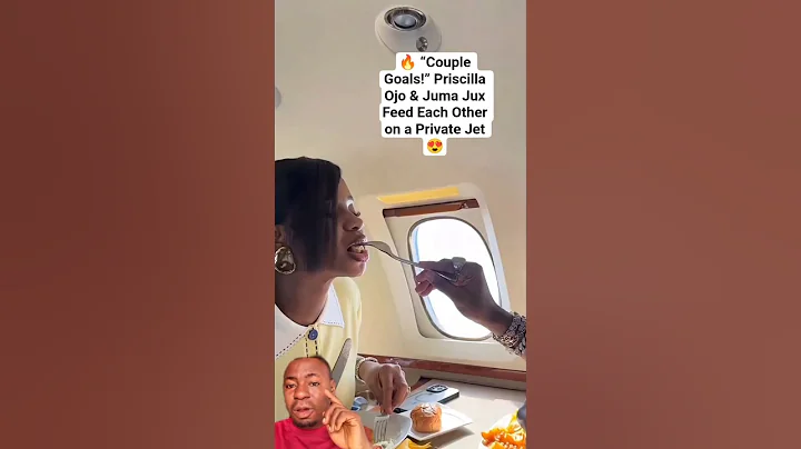 🔥 “Couple Goals!” Priscilla Ojo & Juma Jux Feed Each Other on a Private Jet 😍