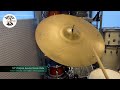 DRIFT DRUMS - 18" Zildjian Avedis 1950s Small Stamp Sizzle Ride 1470gr
