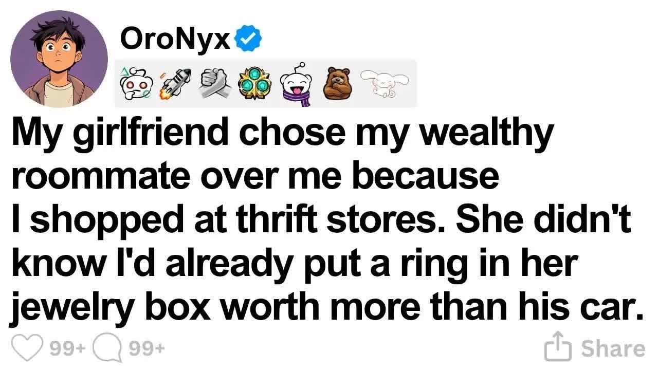 FULL STORY My girlfriend chose my wealthy roommate over me because I shopped at thrift stores