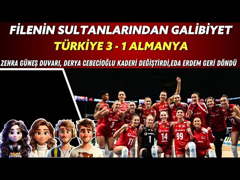 Türkiye 3-1 Almanya, Filenin Sultanları Amerika Ayağına Galibiyetle Başladı | Volley Arena