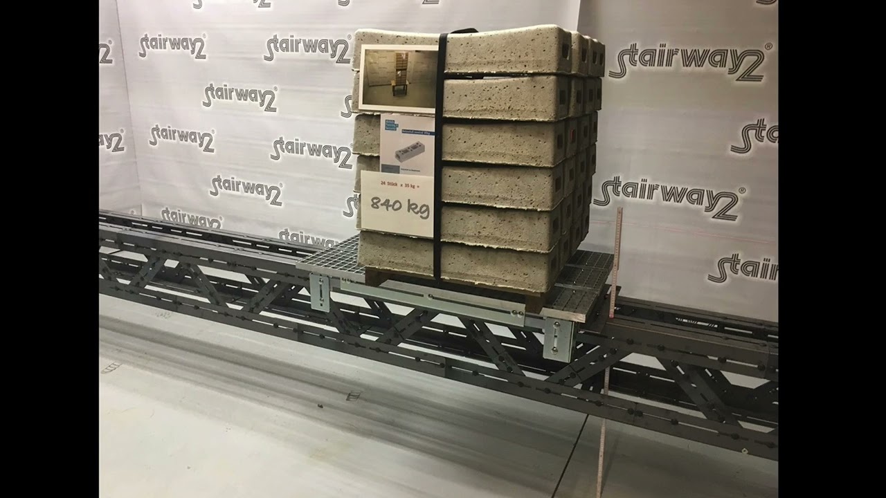 Belastung auf 7m mit 850kg