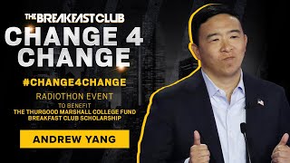 2020 Presidential Candidate Andrew Yang Donates To Radiothon