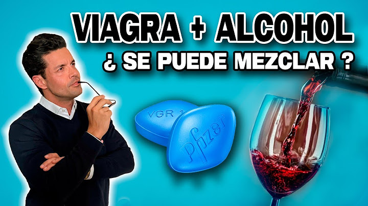 🔵 VIAGRA 🍷 ALCOHOL ¿Se puede MEZCLAR⁉️