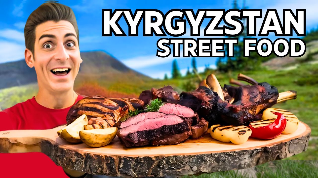 Kryrgyzstan HIDDEN Street Food & Mountain Cooking! 🇰🇬